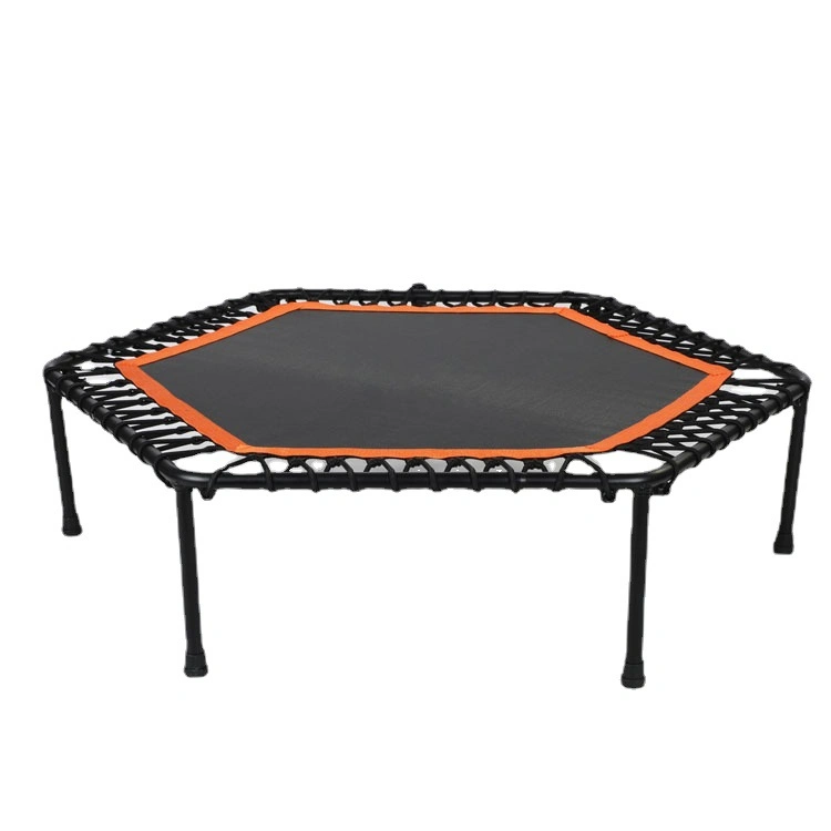 42 Inch Hexagon Trampoline with Adjustable Handle Bar