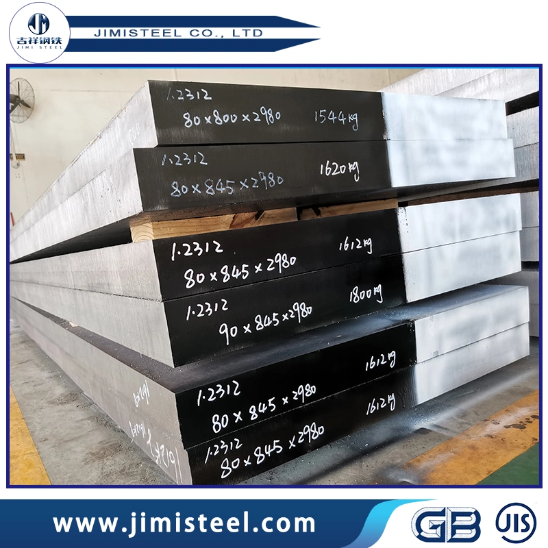 Tool and Die Metal Steel P20, 1.2311, 1.2312, 3Cr2Mo Hot Rolled Steel Deformed Flat Steel Bar Steel Sheet Plastic Mould Steel