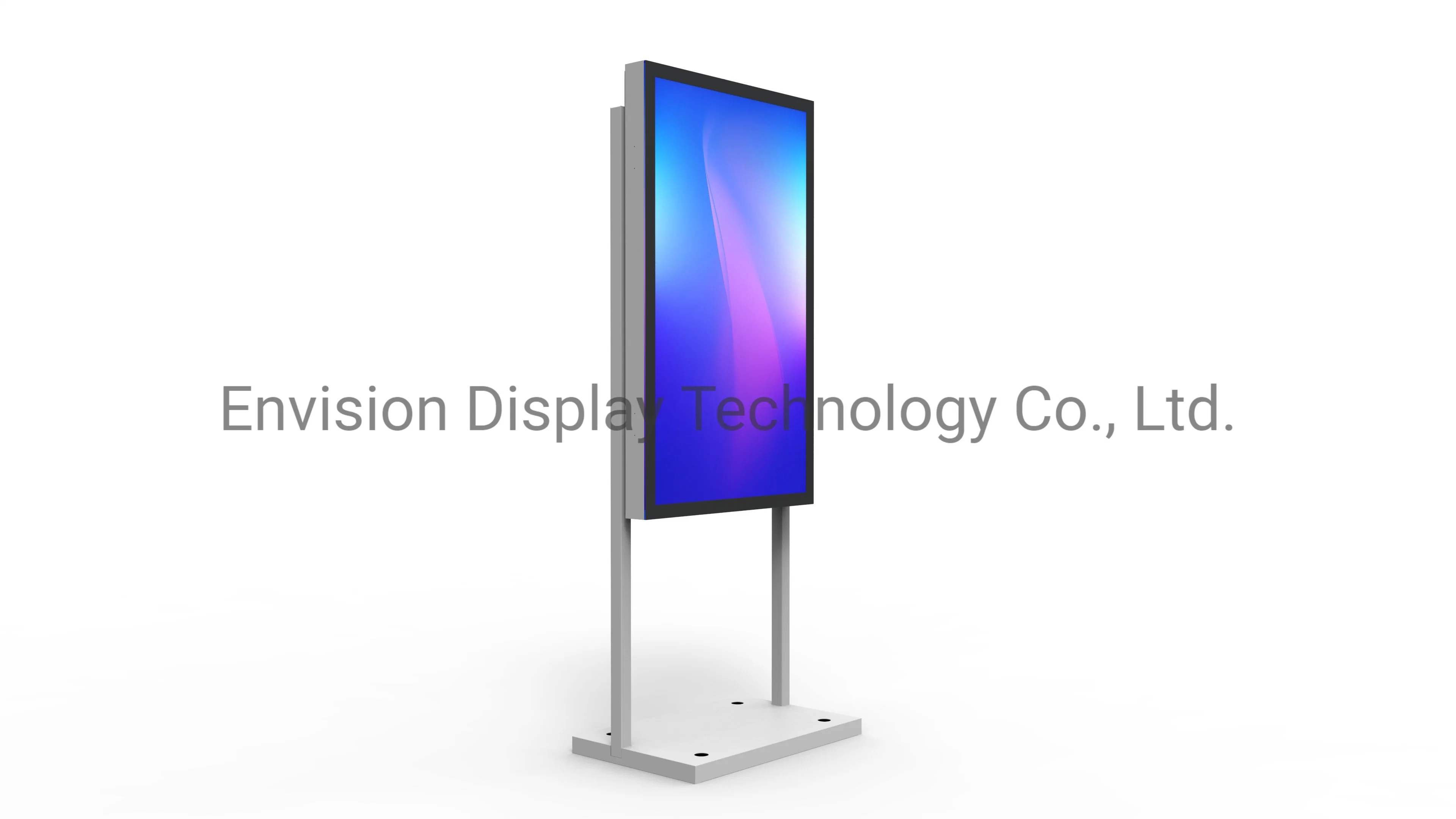 43 49 55inch Video Wall Android Outdoor Touch Digital Signage Pantalla LCD pantalla de la máquina de publicidad pantalla de TV grosor 10cm