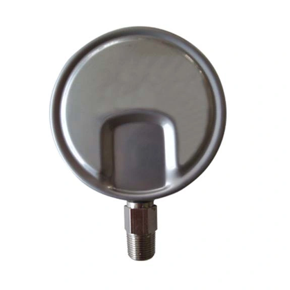 4inch-100mm Full Stainless Steel Bottom Thread Type Pressure Manometer