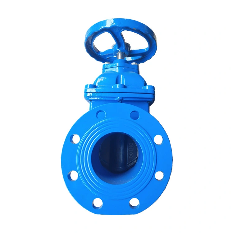 High Quality 100mm 4inch Cast Iron Soft Seal Rubber Seat Water Gate Valve