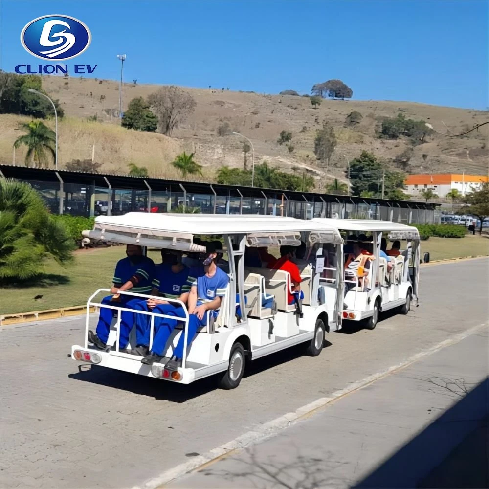 35km/H Low Speed Electric 28 Passenger Sightseeing Tourist Shuttle Bus