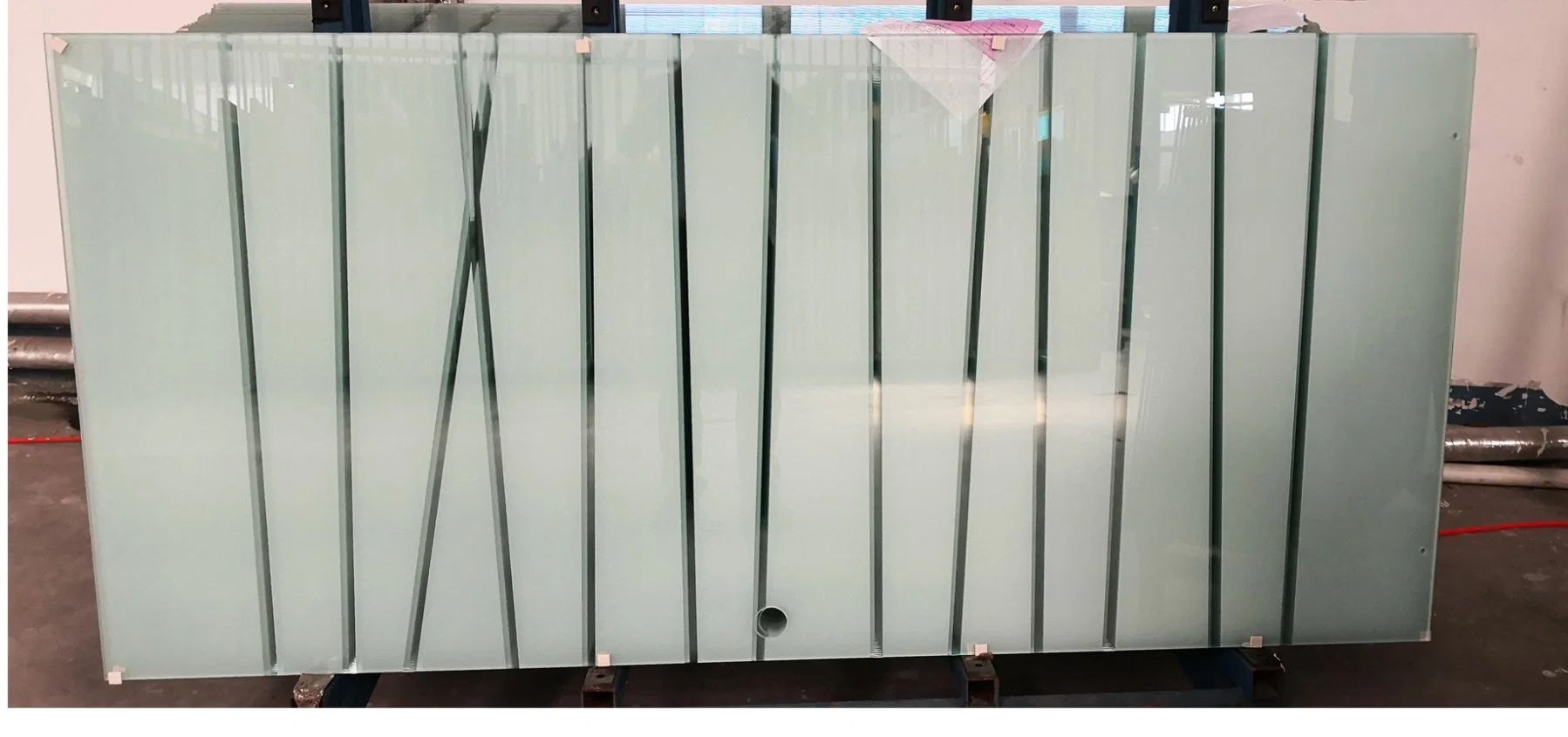 Clear Float Glass Acid Etched Privacy Tempered Toughened Frosted Privacy Obscure Sandblasting Sandblast Safety Panel Glass