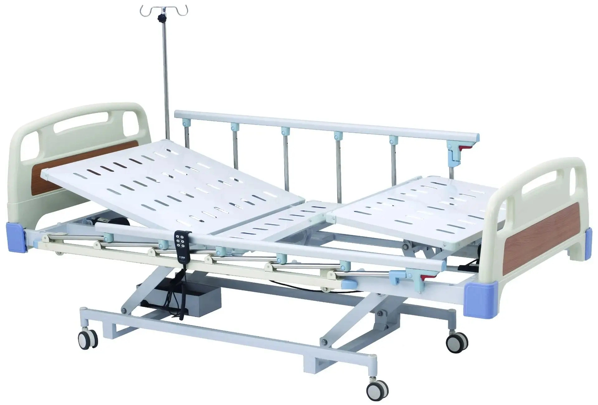 2021 Hot Sale High Quality Bed Medical Ultra Low Hand Crank Hospital Bed Function Hospital Bed Yxh-2L CE/ISO