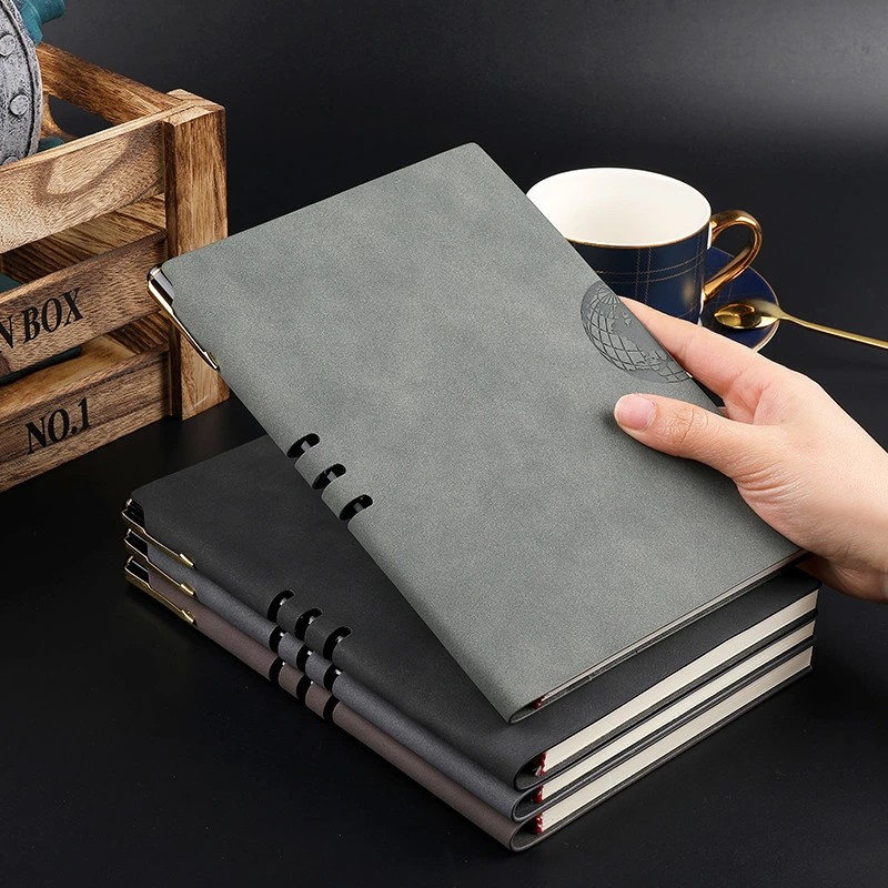 Carnet de notes A5 en cuir pu personnalisé pour le bureau