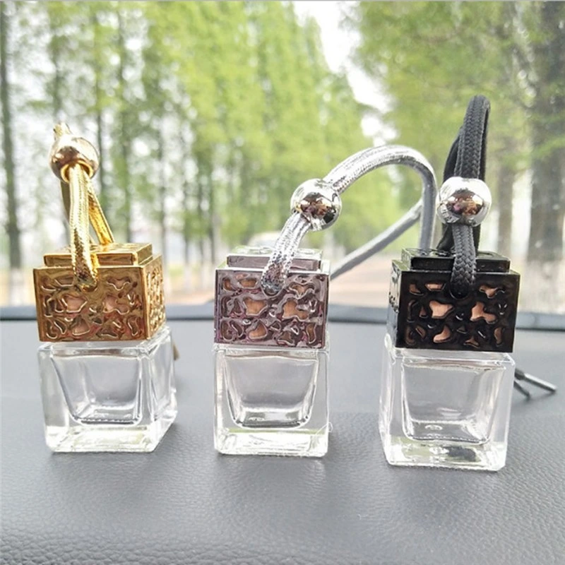 Car Diffuser Bottle Glass Empty Perfume Bottles Auto Accessories