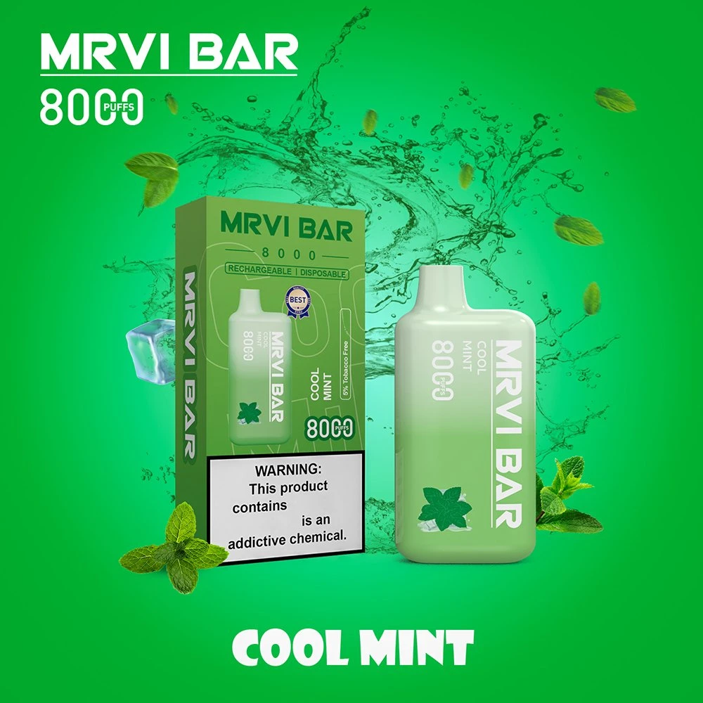 Randm Supbliss Bingo Mrvi Vape 8000 puffs E Cigarette eLux Одноразовый клапан для формы для пуха, форма, форма Elf 7000 бар, оптовая продажа I ODM-производители Vape