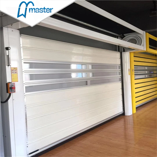 Airtight Garage Security Aluminum Spiral High Speed Hard Fast Rolling Doors