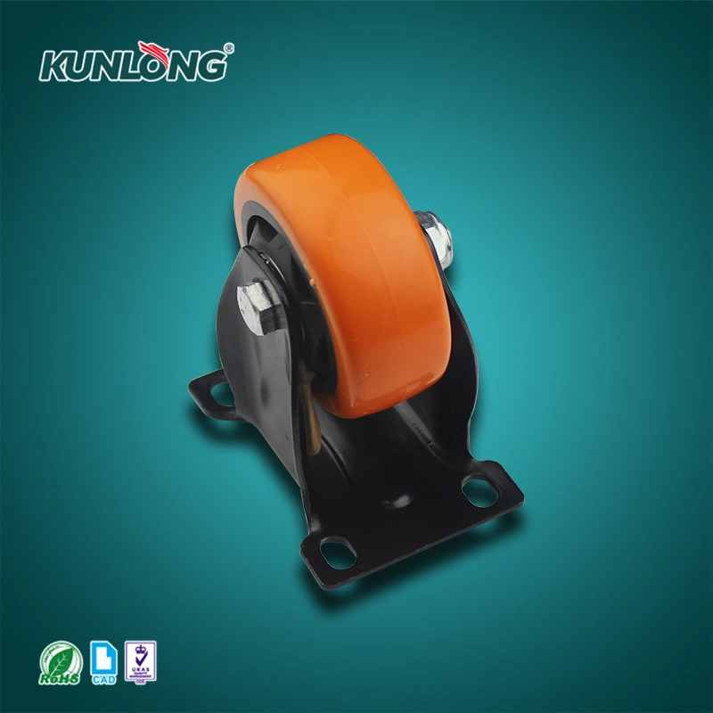 Sk6-T75108p Industrial Cart Parts Furniture Orange Caster Wheel