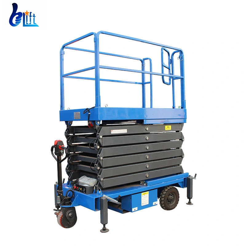 Hydraulic Greenhouse Scissor Lift Mini Order Picker Air Lifting Jack