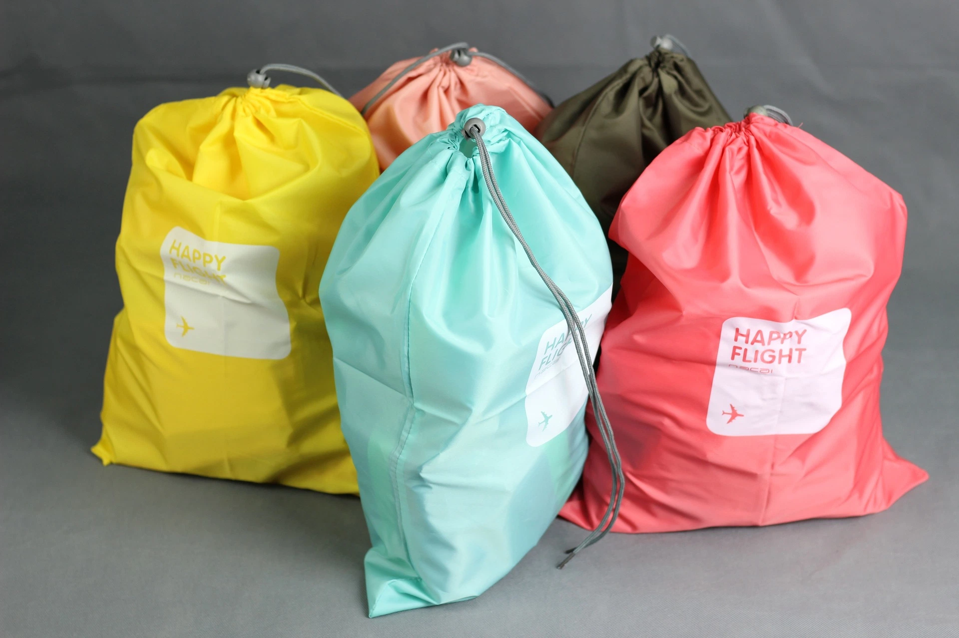 High Quality Recyclable Fashion Polyester Sports Rope Drawstring Bag Esg11739