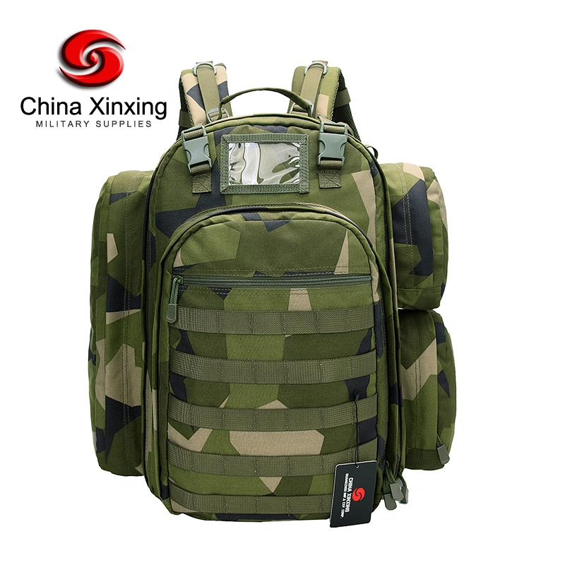 Bolsa de táctico militar exterior impermeable mochila de senderismo de gran capacidad de camuflaje Mochila de poliéster 900D