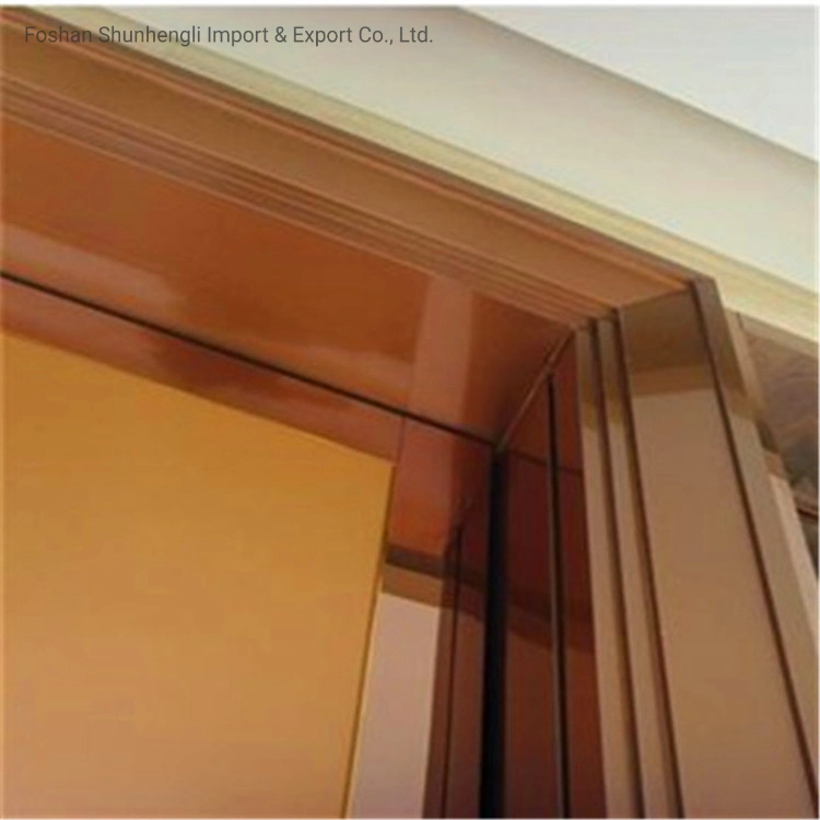 Customized Door Frame Gold / Rose Gold/ Black Stainless Steel Glass Door Frame or Elevator Frame