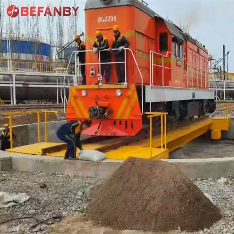 Taller de transferencia de órbita Electricidad eléctrica 90 Ton Locomotive Turntable