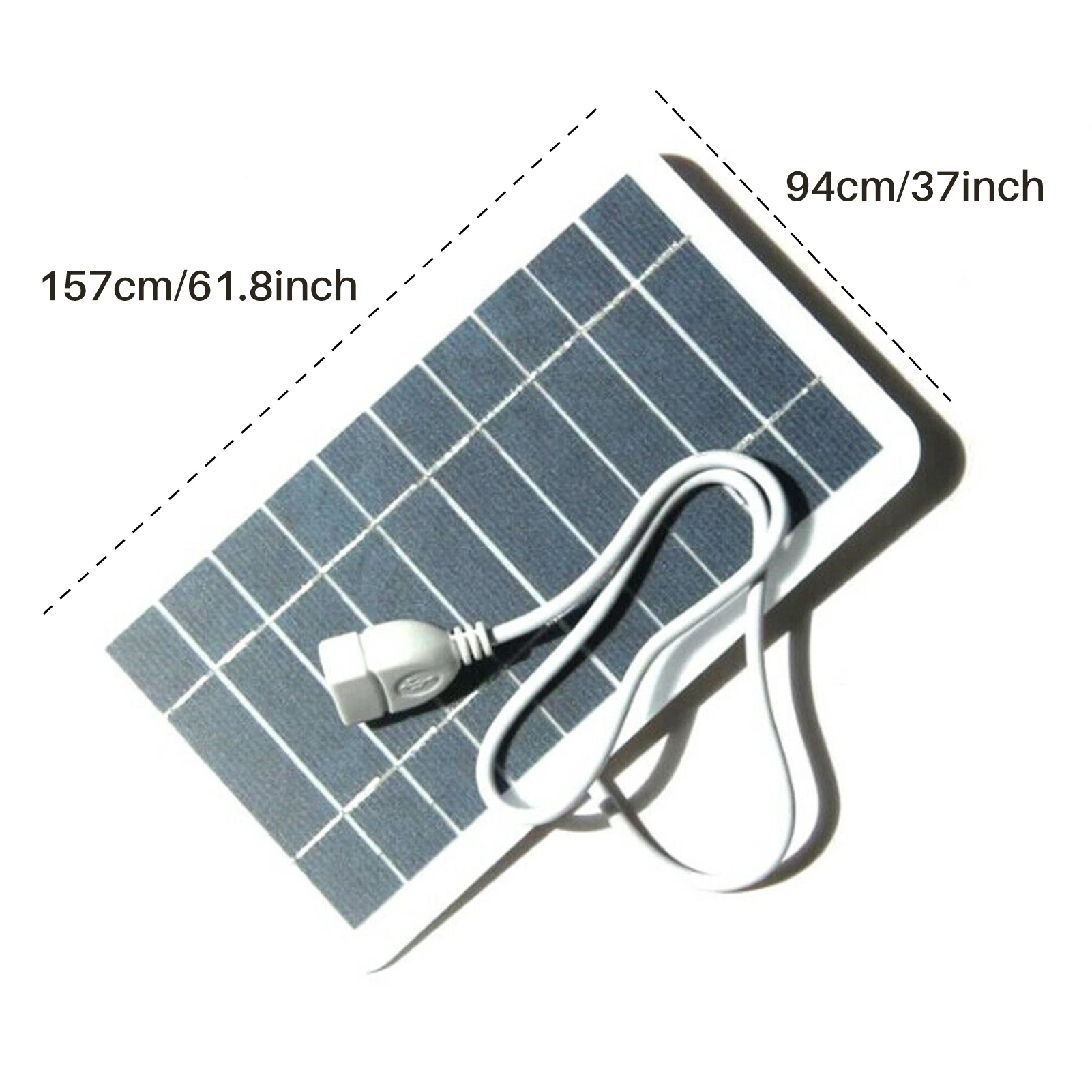 Mini Panneau Solaire 5V 2W Cellules Solaires DIY pour Chargeurs de Téléphone Portable et Jouets Lumineux.