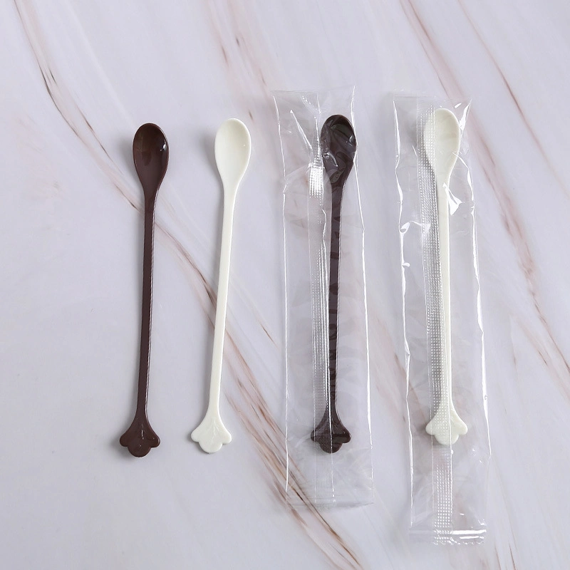 Disposable Coffee Spoon with Stirring Rod