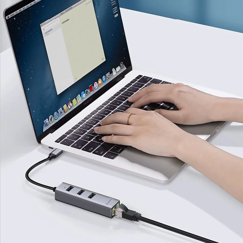 Sonderrabatt 4 Schnittstellenerweiterung USB 3,0 Hub Typ C Dockingstation