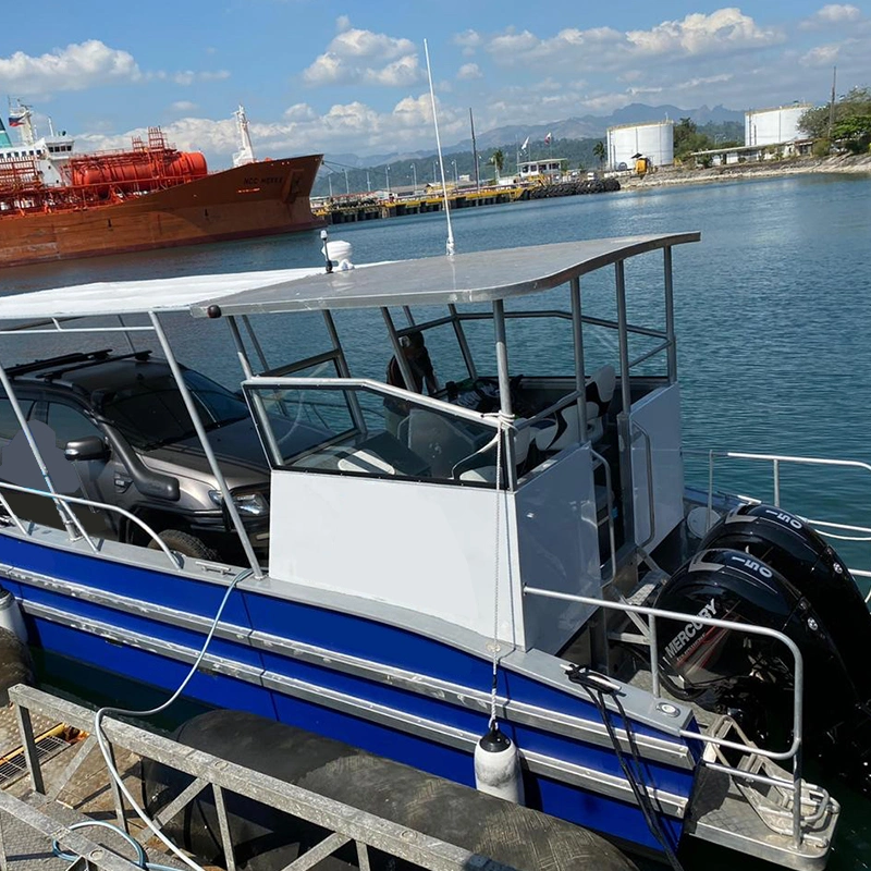 Certificação CE 10m Desembarque trabalho artesanal barco para retomar a transferência do carro