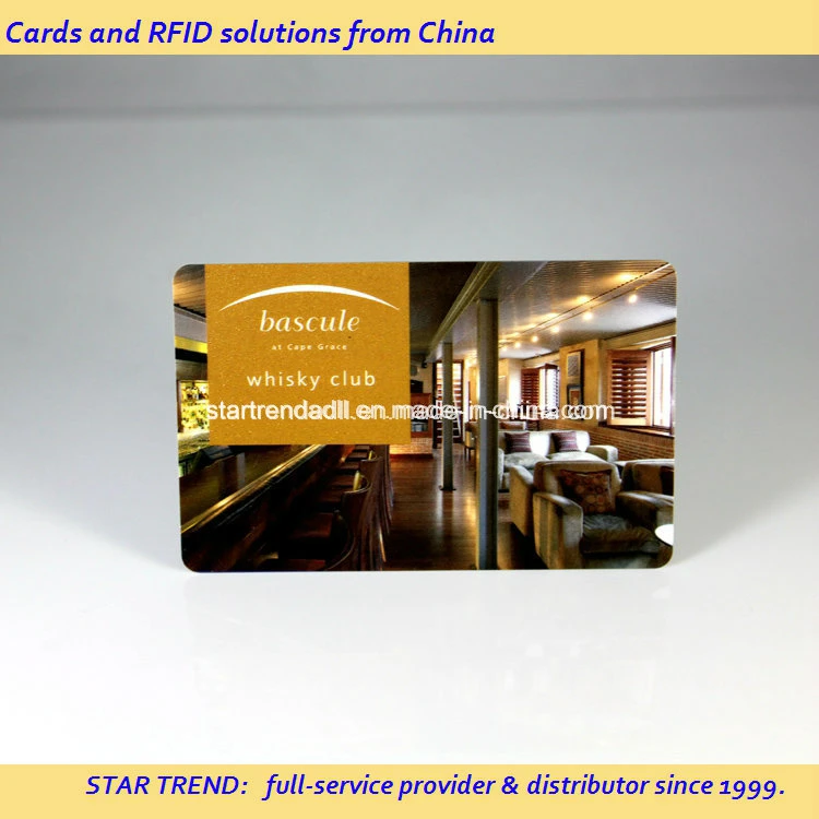 Snack Bar Card Made of PVC with Magnetic Stripe (ISO 7811)