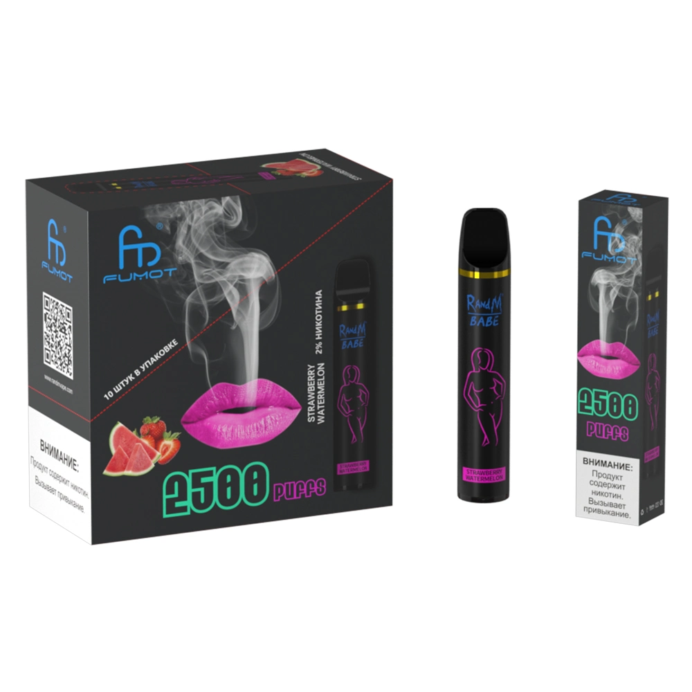 ISO9001 Factory Wholesale/Supplier Price Disposable/Chargeable Vape Electronic Cigarette with Randm Babe 2500 Puffs