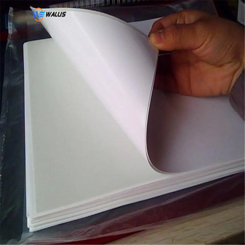 White and Black 2 Sides Glued PVC Material Photobook Sheet Self Adhesive Rigid PVC Plastic Sheet for Photo Album Making