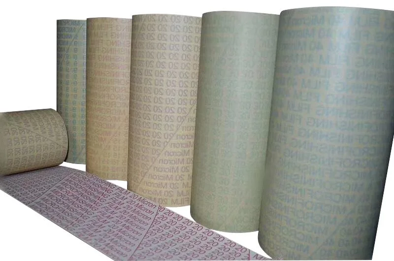 Aluminium Oxide Microfinishing Film Equivalent to 3m 372L Crankshaft Camshaft Microfinishing