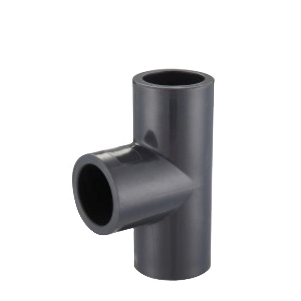 Dark Grey Color Sch80 PVC Pipe Fittings Brass Male Thread Coupling