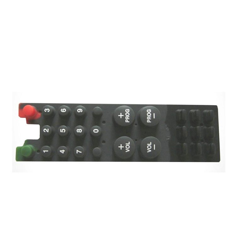 Low Resistance Carbon Pills Conductive Silicone Rubber Keyboard Buttons and Keypads