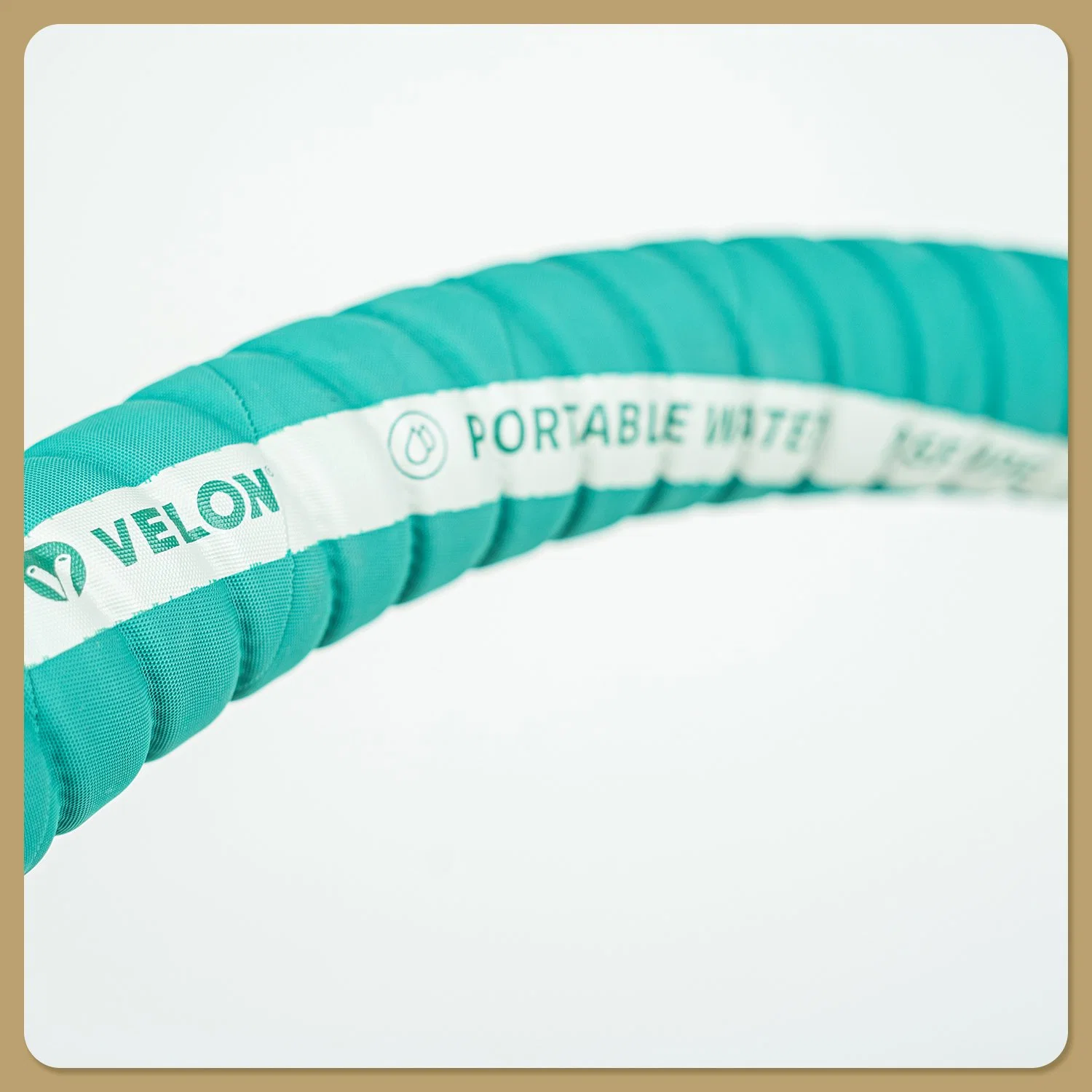 Flexible Upe Potable Water Hose: 3/4"-4", Green EPDM Cover, 10 Bar