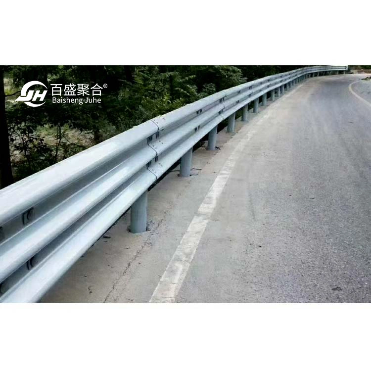 Roadway Safety Q235 Q345 Flex Beam Galvanized Steel Highway Guardrail