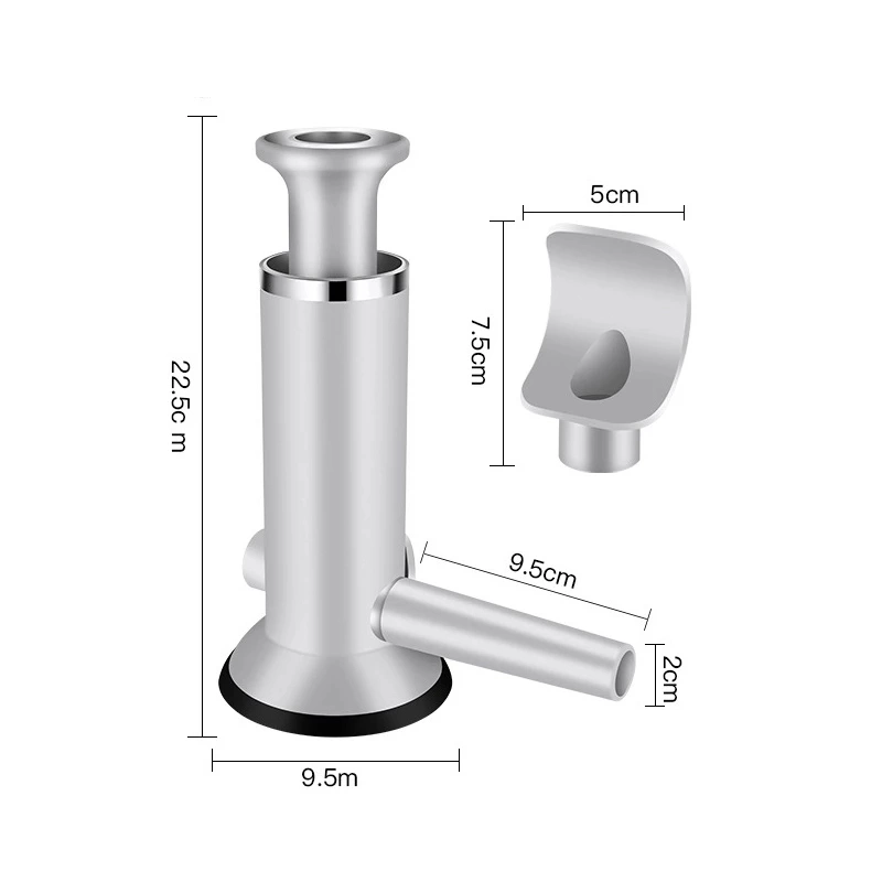 Logo personnalisé Sauser Stuffer machine de remplissage Meatball Maker outil plastique Robots de cuisine manuels Outils de cuisine à la maison machine à faire des saucisses