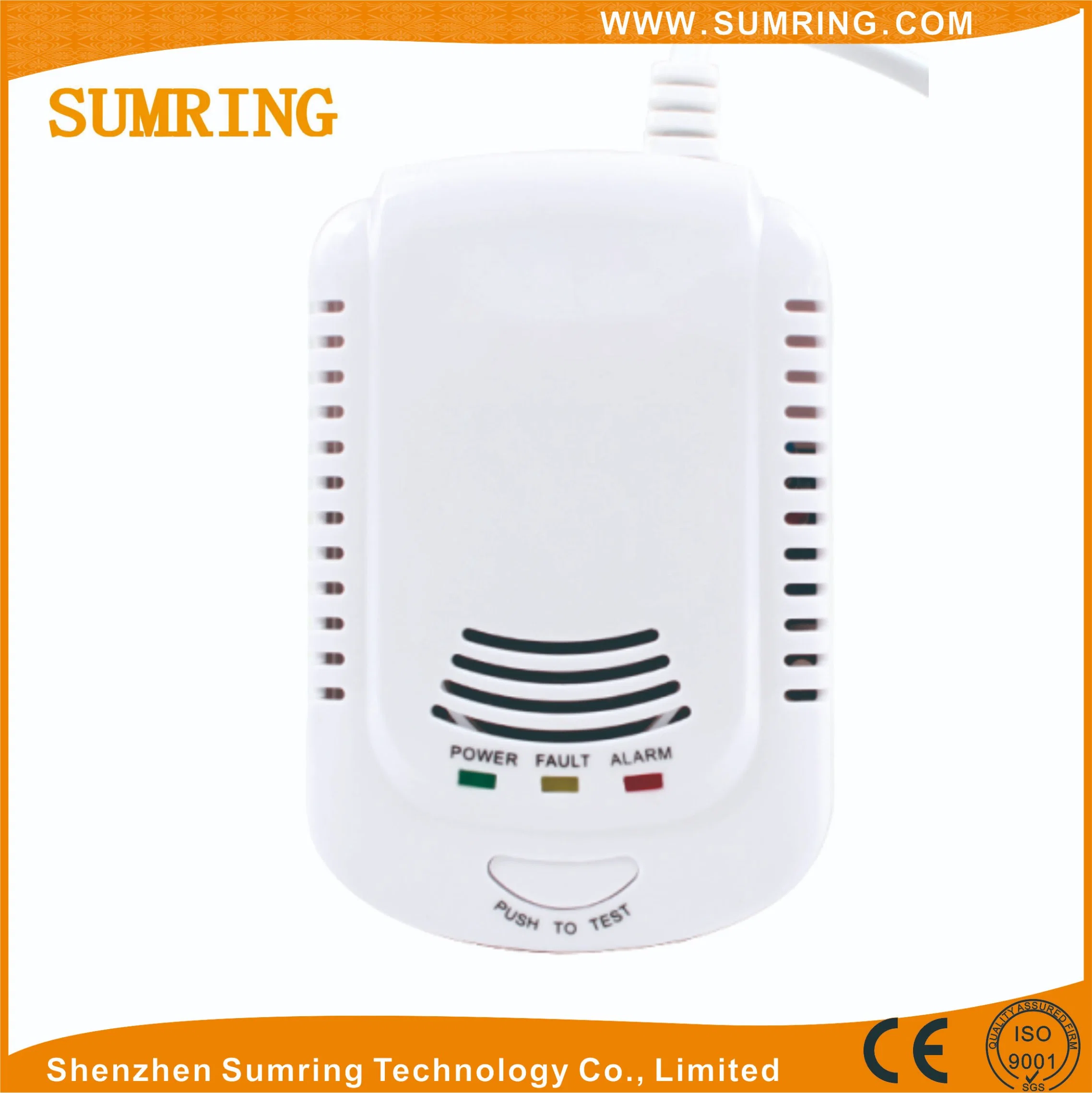 Wholesale/Supplier Security Smart Natural Gas Coal Gas Leak Detector for Kitchen Protection
