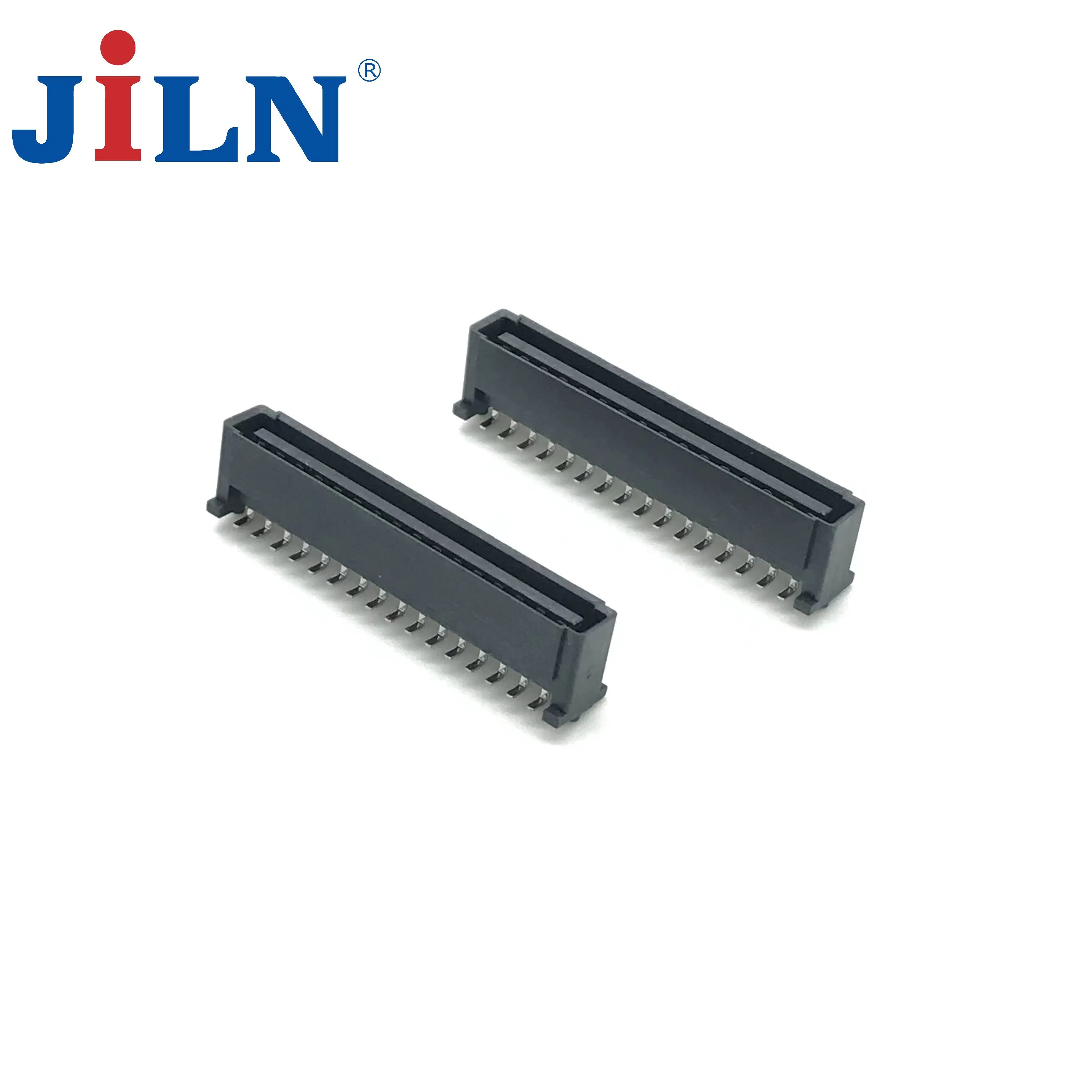 Jiln 1.0mm Board to Board Connector Common General Type Male H3.7mm 2X20p Heat Resistant PLC Custom LED Connector