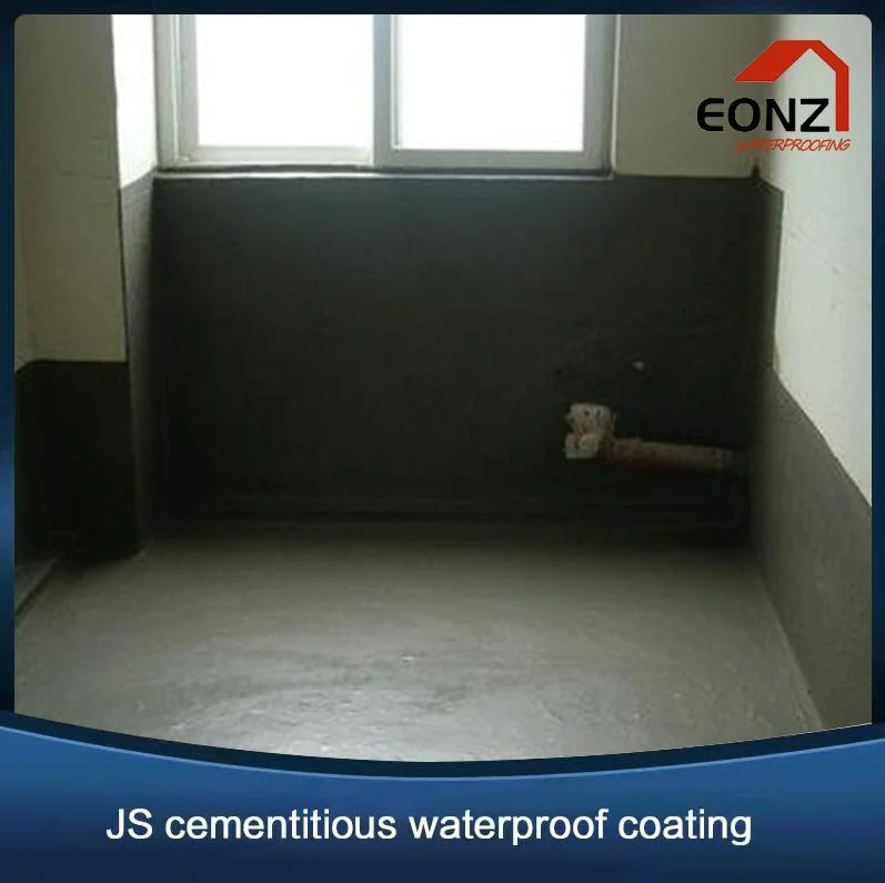 Bright Color Polymer Cement Js Waterproof Coating for Roof and Underground