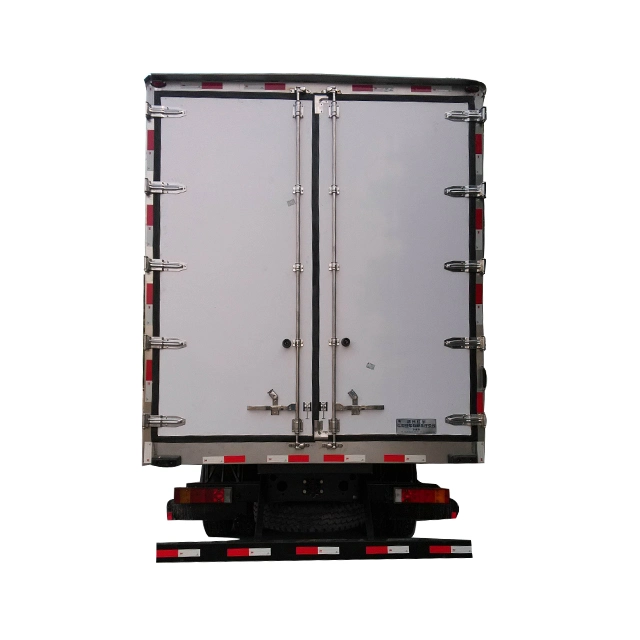 XPS/ PU-Isolierung CKD/CBU Kühlplatte Edelstahl Hardware Frozen Gemüse Fleisch Transport Aluminium Kühlschrank LKW Körper für Meeresfrüchte Huhn