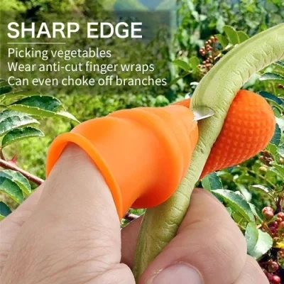 Agricultural Easy to Pick Prickly Ash Pinch Tip Pick Vegetables Iron Nail Pinch Grape Sharp Knife Strawberry Pick Bean Picker Thumb Knife