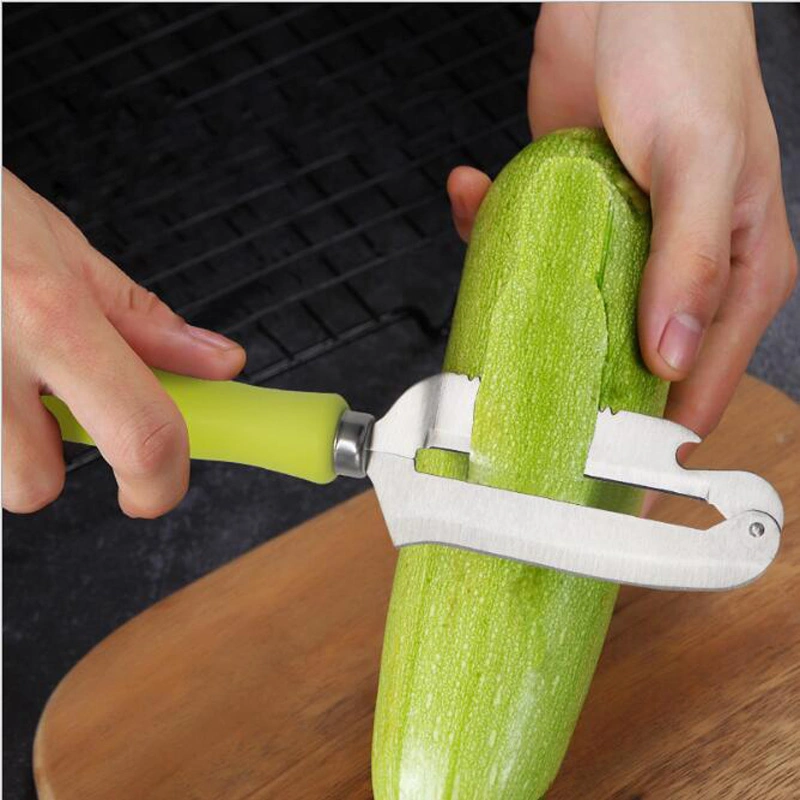 Multi-Function Peeler Stainless Steel Peeling Knife Bottle Opener and Fish Scale Remover Fruit Vegetable Pairing Knife Slicing Dicing Chopping Esg12272