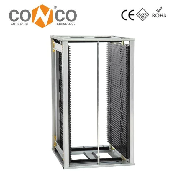 Conco ESD Magazine Rack Aluminum Holder Adjustable PCB Rack ESD SMT Rack