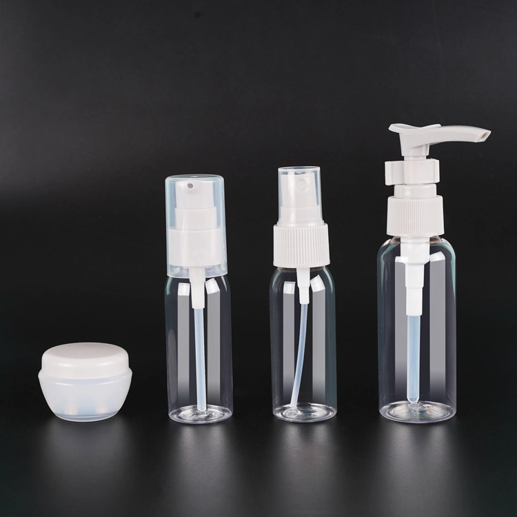 10ml 30ml Travel Bottle Kit 8PCS Plastic Cosmetic Jar Pet Bottle Set for Travel