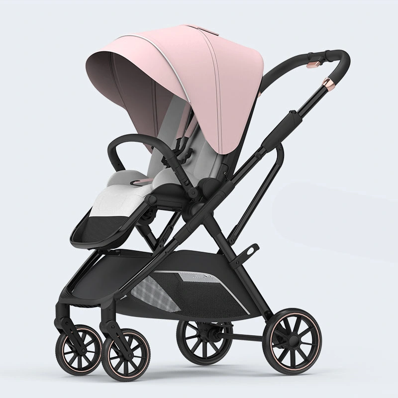 Nouveau bébé poussette peut s'asseoir et se trouvent à la lumière poussette pour bébés Bébé marche poussette haut de pliage pour les voyages du paysage