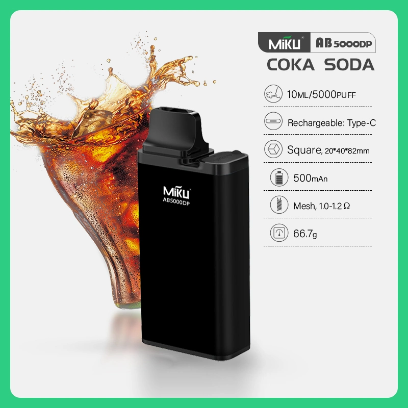 Miku Ab5000dp recargable desechable VAPE al por mayor OEM/ODM malla bobina VAPE E-CIG