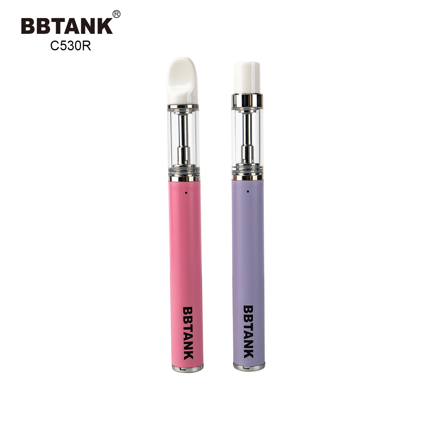 Wholesale/Supplier Disposable/Chargeable Vaporizer Pen Cartridge 0.5ml 1ml Oil Ceramic Vape Pen with Custom Box 1 Ml Vape Pen 530mAh Vape Pen