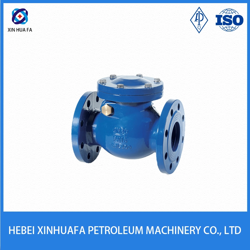 H44h-16c Cast Steel Swing Flange Check Valve Is Suitable for Sour Environment DN25-DN200