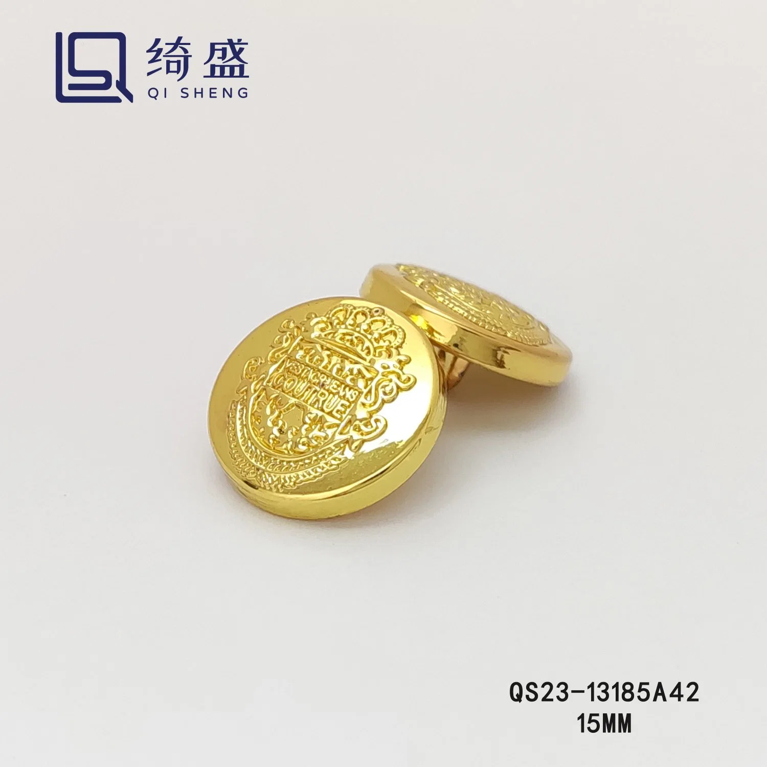 Wholesales Bright Round Design New Color Alloy/Fancy/Metal/Shank Button