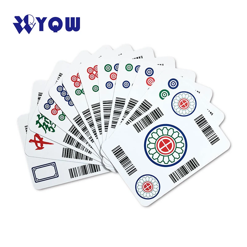 Custom RFID PVC UHF Paper Playing Cards Poker Set Poker Cards