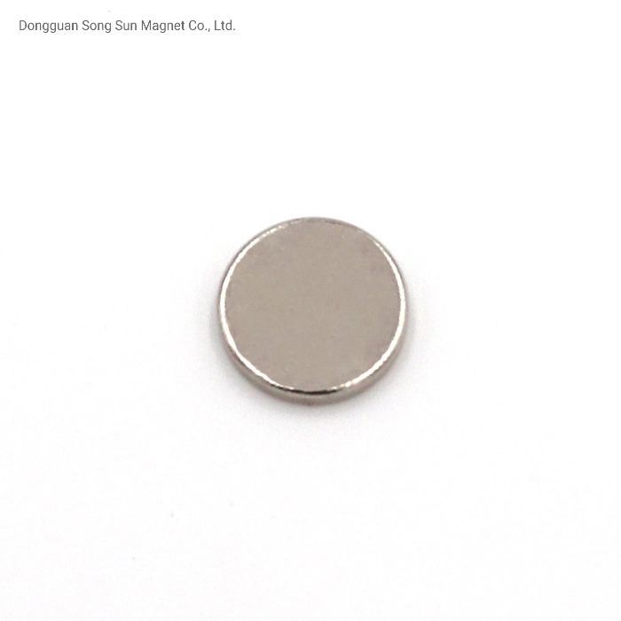 Neodymium Magnet N45 Disc Shape Diameter 10mm Thickness 1, 3mm with Steel Plate Diameter 14mm Thickness 0, 3mm