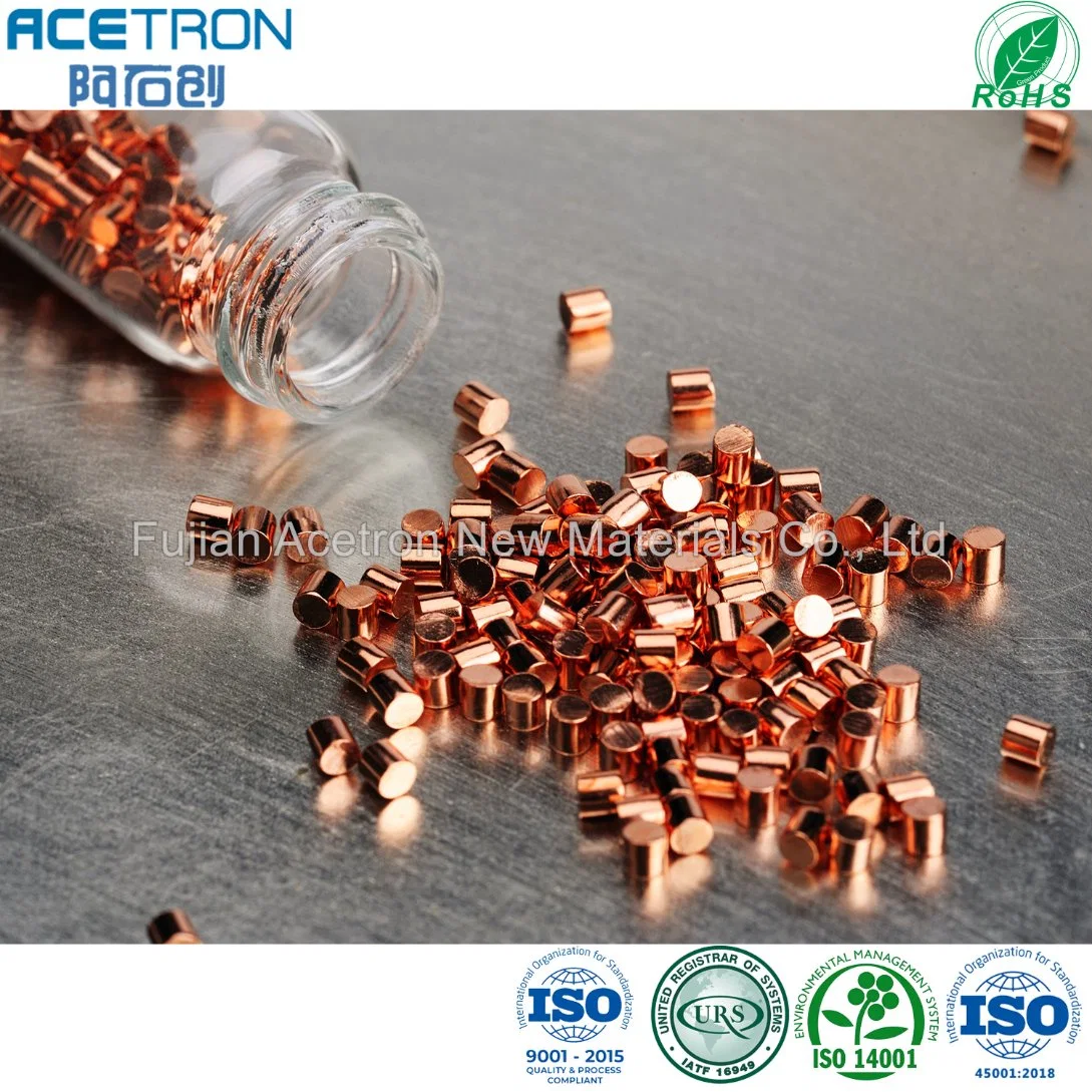 ACETRON High Purity Evaporation Materials Copper Pellets