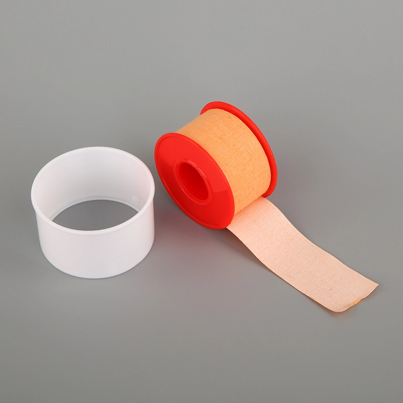Medical Cloth Cotton Fabric Tape Plastic Tube Adhesion Acrylic Tape Medical Plaster Tape Disposable Medical Supplies