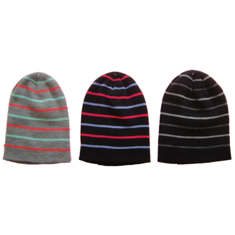 Banda de los hombres de moda otoño invierno cálido tejido Beanie Hat Cap