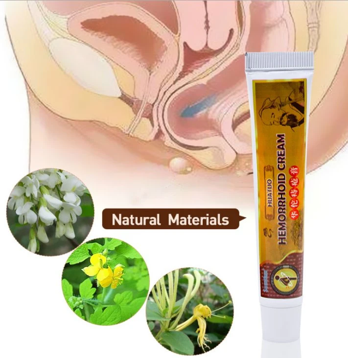 Chinese Herbal Relieve Itching, Bleeding Hemorrhoid & Fissure Cream Gel